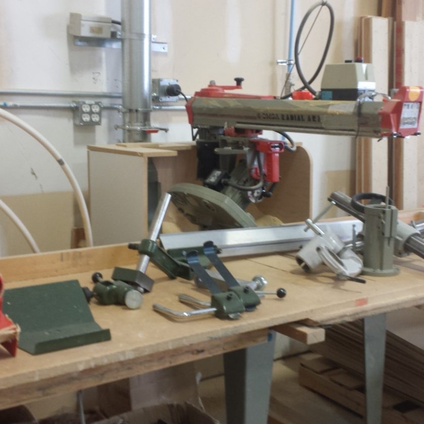 Used Omga Rn Radial Arm Saw Coast Machinery Group