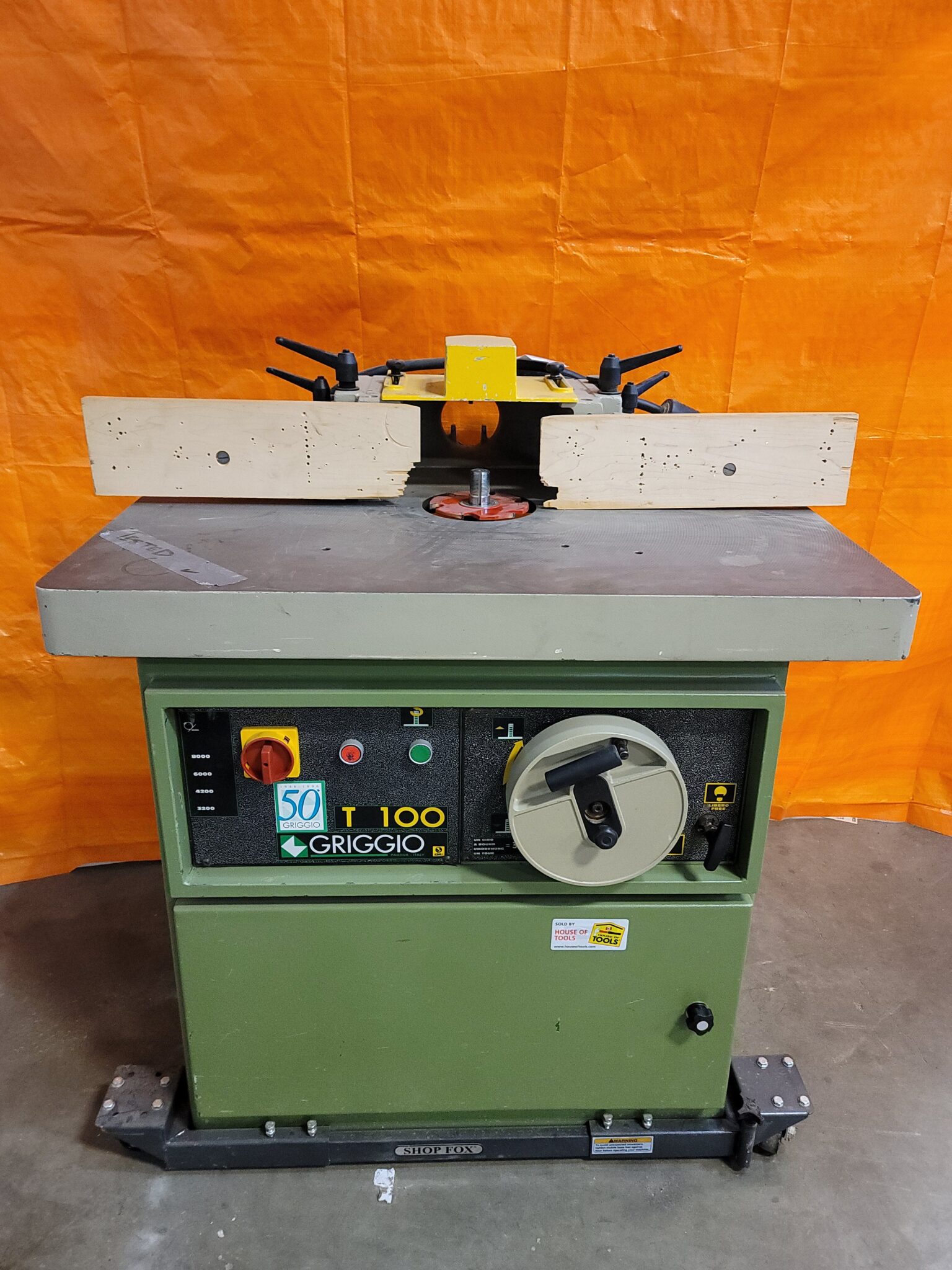 Used Griggio T100 Shaper – Coast Machinery Group