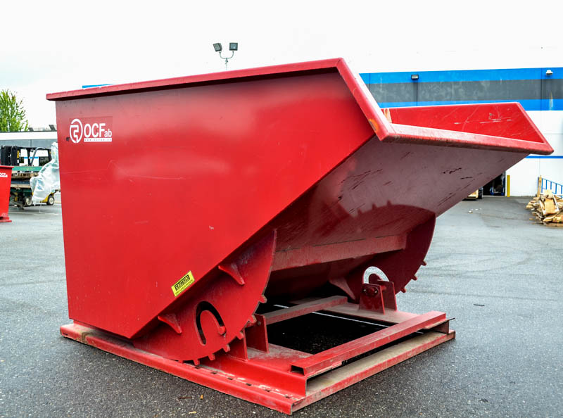 Used OCFab Self Dumping Forklift Hopper – Coast Machinery Group