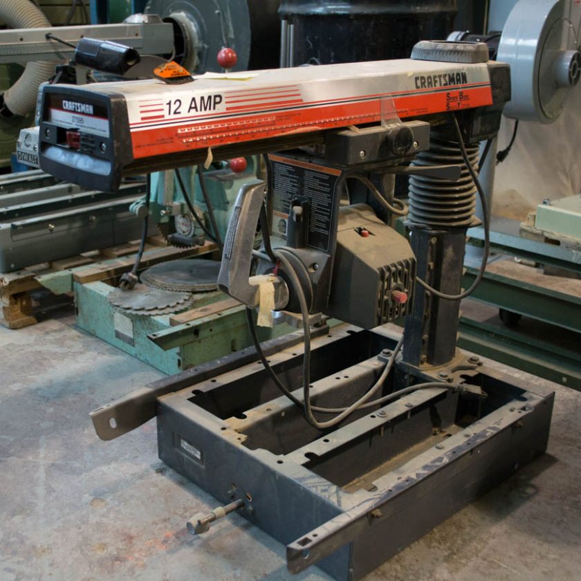 Used Craftsman 10" 27595 Radial Arm Saw Coast Machinery Group