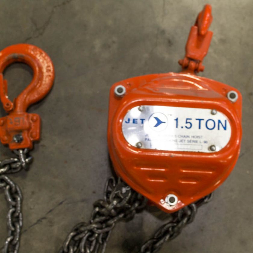 Used Jet L-90 1.5 ton Chain Hoist – Coast Machinery Group