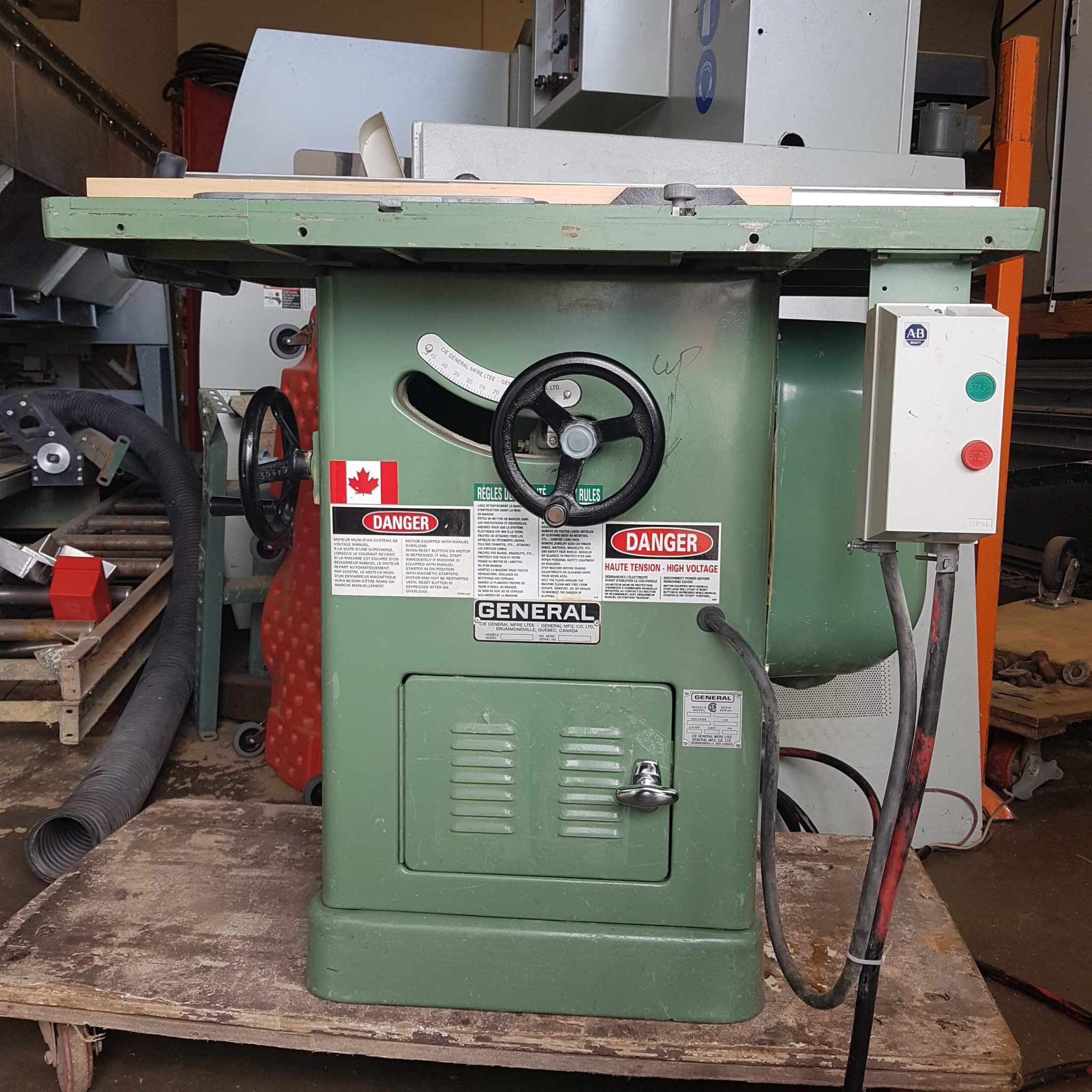 Used General 350 Table Saw – Coast Machinery Group