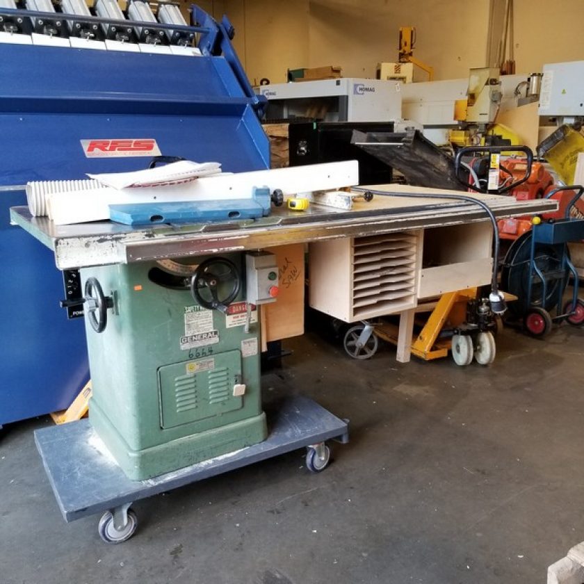 Used General 350 Table Saw w/ Fence – Coast Machinery Group