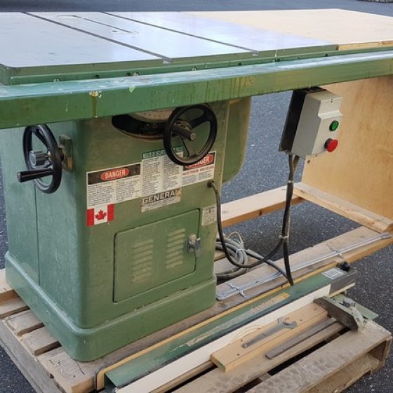 General 350 10″ Table Saw – Coast Machinery Group