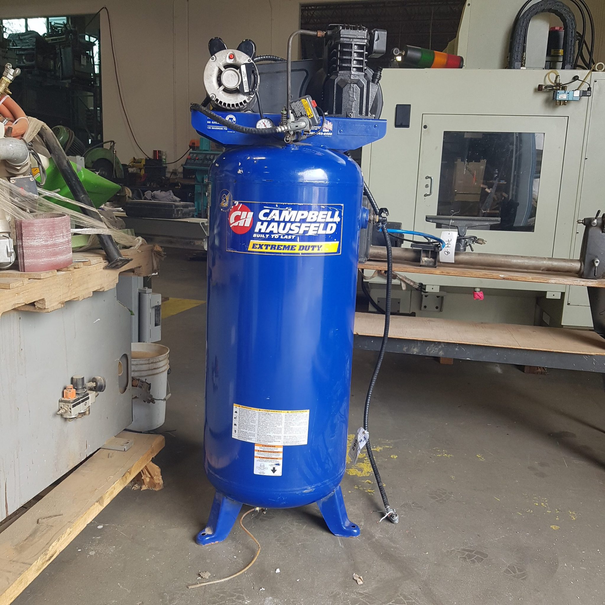 Used Campbell Hansfield 7HP Piston Compressor – Coast Machinery Group