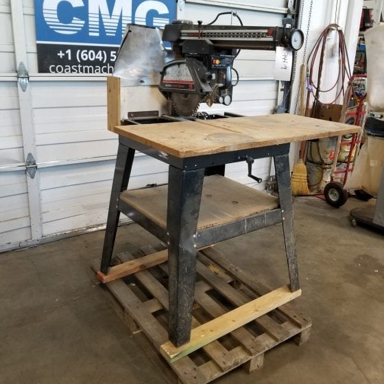 Used Craftsman Radial Arm Saw – Coast Machinery Group