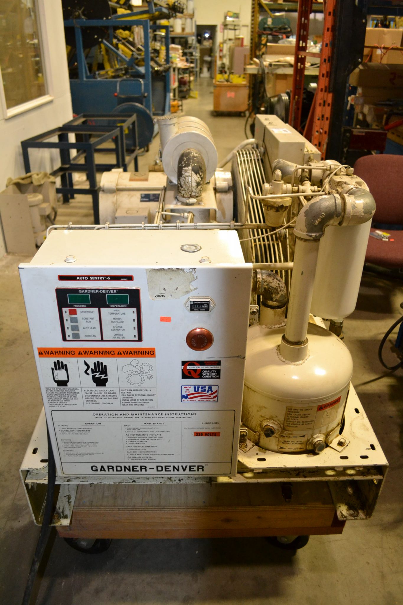 Used Gardner Denver EBE QGD 30HP Rotary Screw Air Compressor – Coast ...