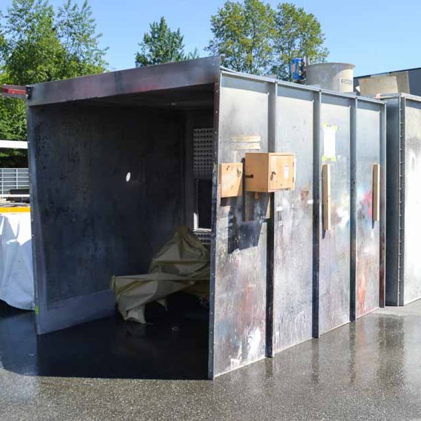 Used Open Face Paint Booth Coast Machinery Group