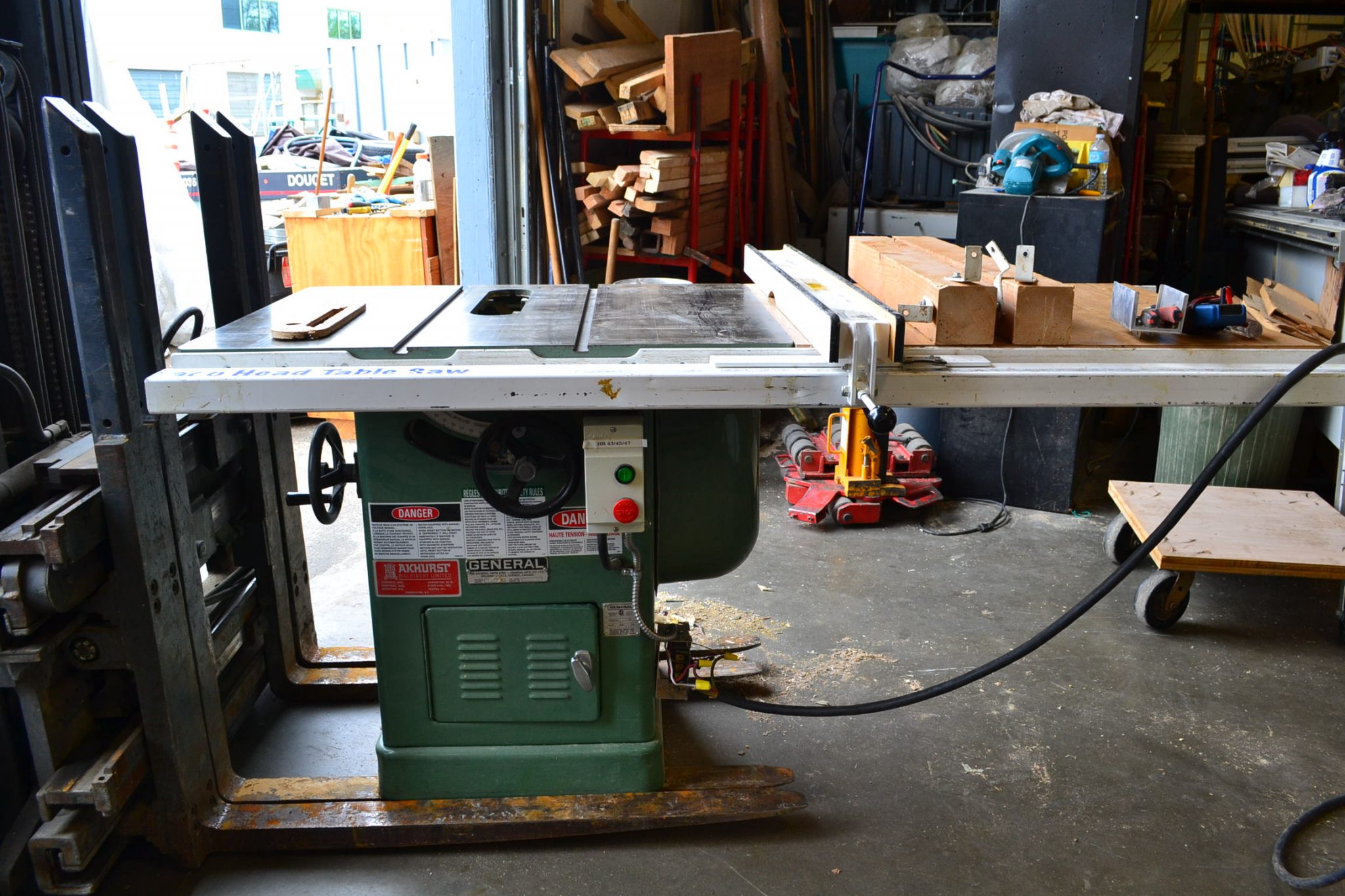 Used General 10 Inch Table Saw Model 350 – Coast Machinery Group