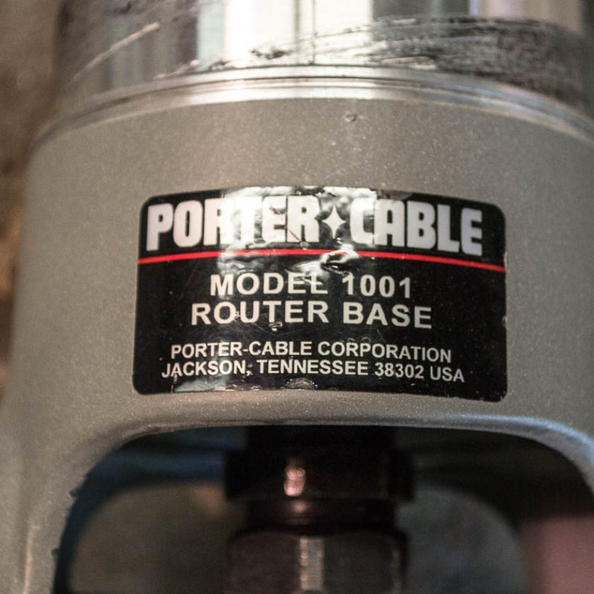 porter cable router 1001 t2