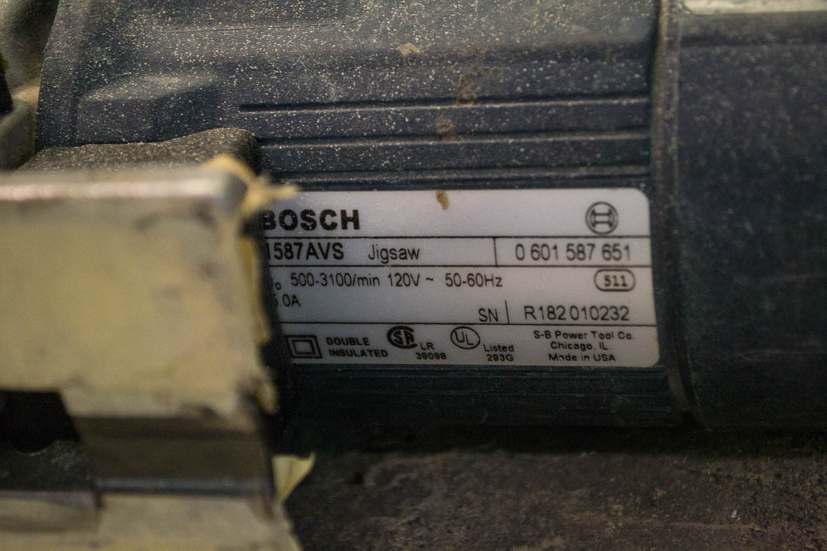 Used Bosch 1587AVS Jigsaw Coast Machinery Group