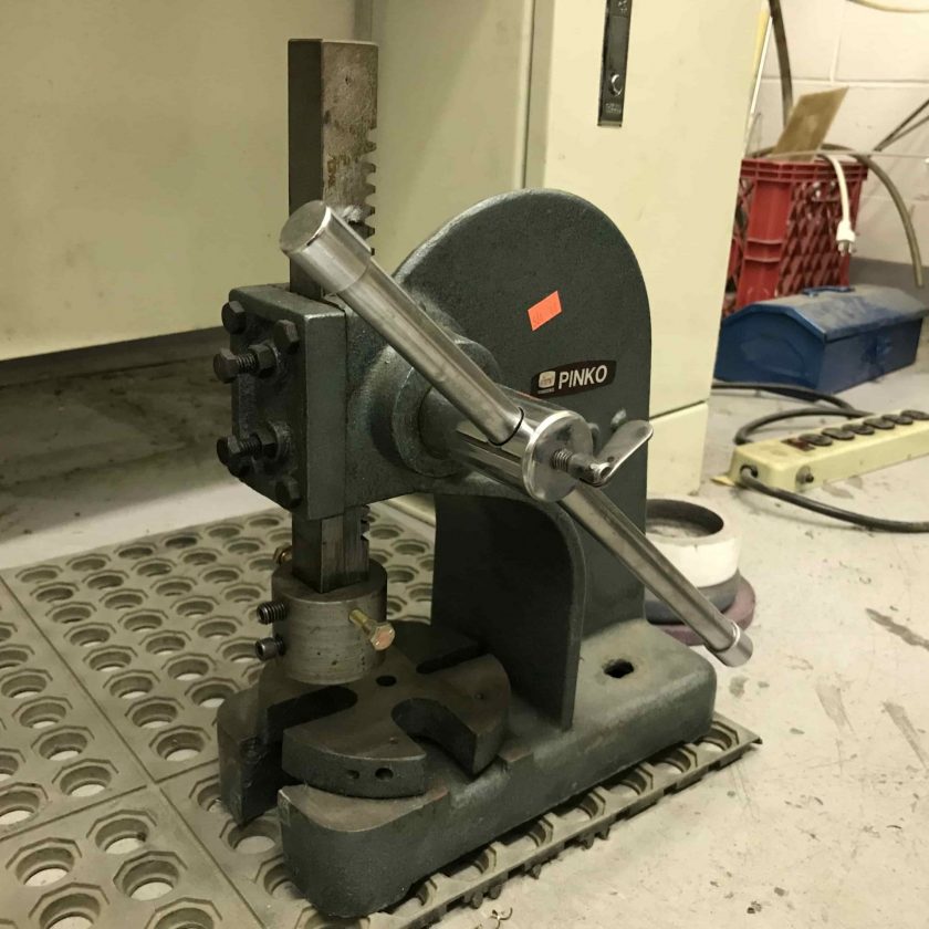 Used Manual bench Punch – Coast Machinery Group