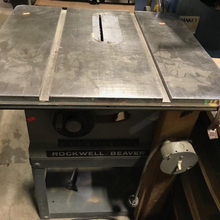 Used Rockwell Beaver Table Saw – Coast Machinery Group