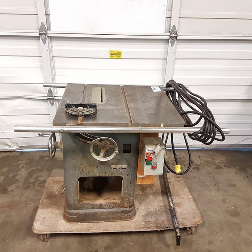 delta rockwell table saw vintage machinery