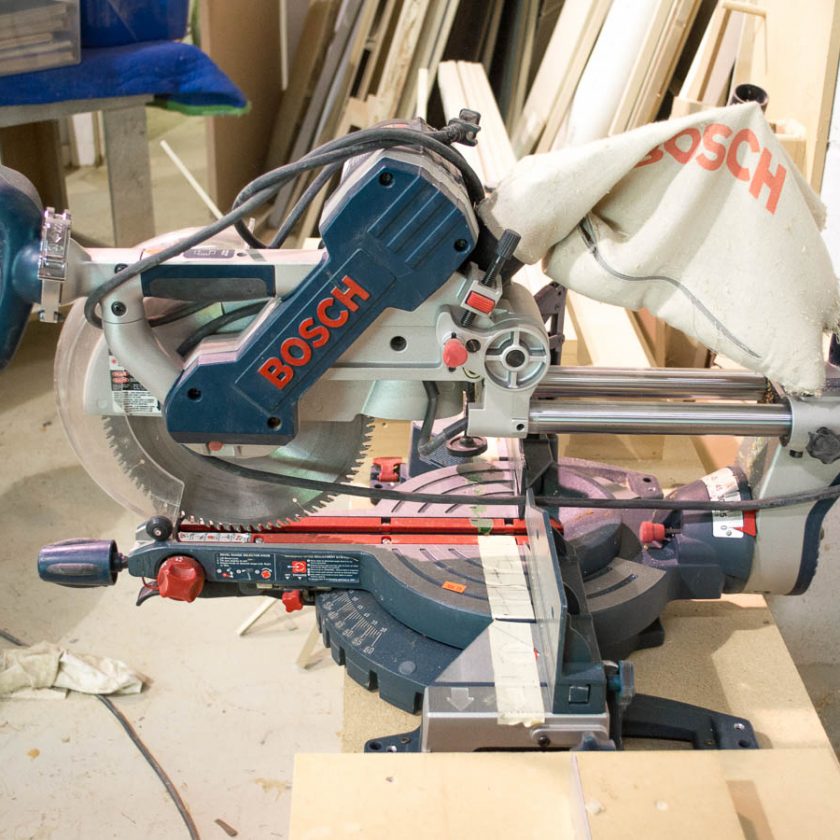 Used Bosch 4410l 10 Dual Bevel Sliding Compound Miter Saw Coast Machinery Group 