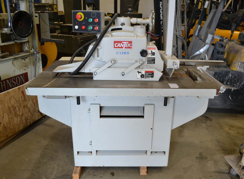 Used Cantek Straight Line Rip Saw – Coast Machinery Group