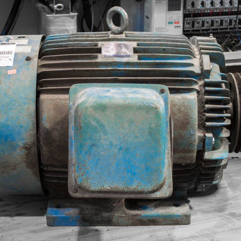 Used Teco MAX E 60HP Induction Motor Coast Machinery Group