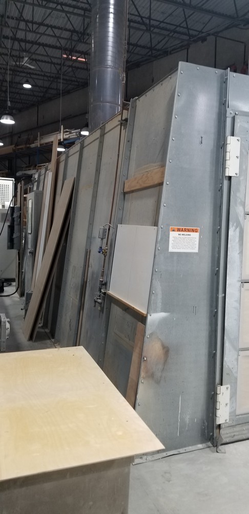 used paint booth – coast machinery group