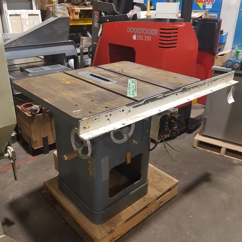 Used Single Phase Delta Table Saw – Coast Machinery Group