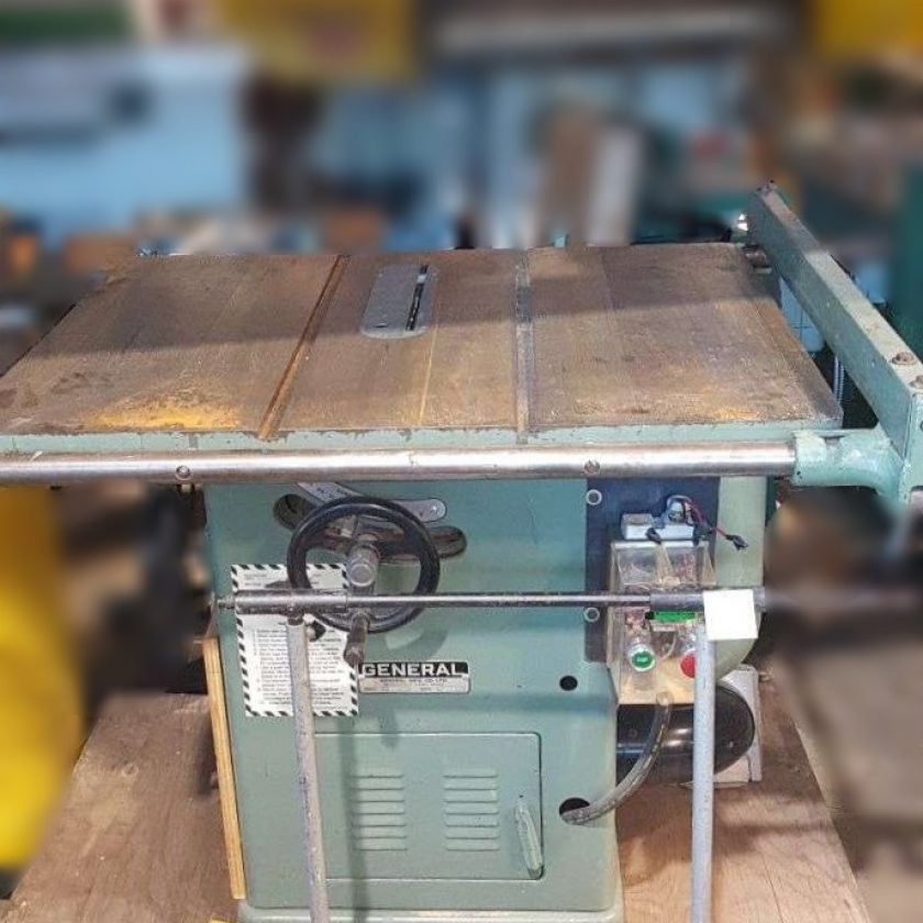 Used General 350 Table Saw – Coast Machinery Group