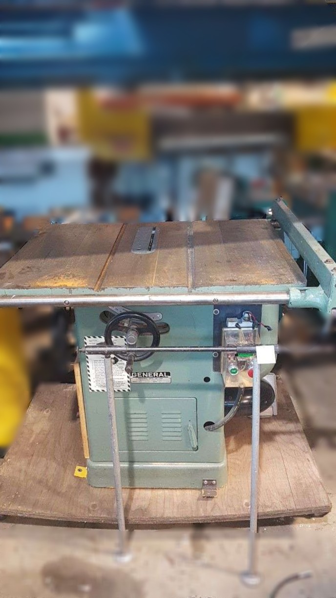 Used General 350 Table Saw – Coast Machinery Group