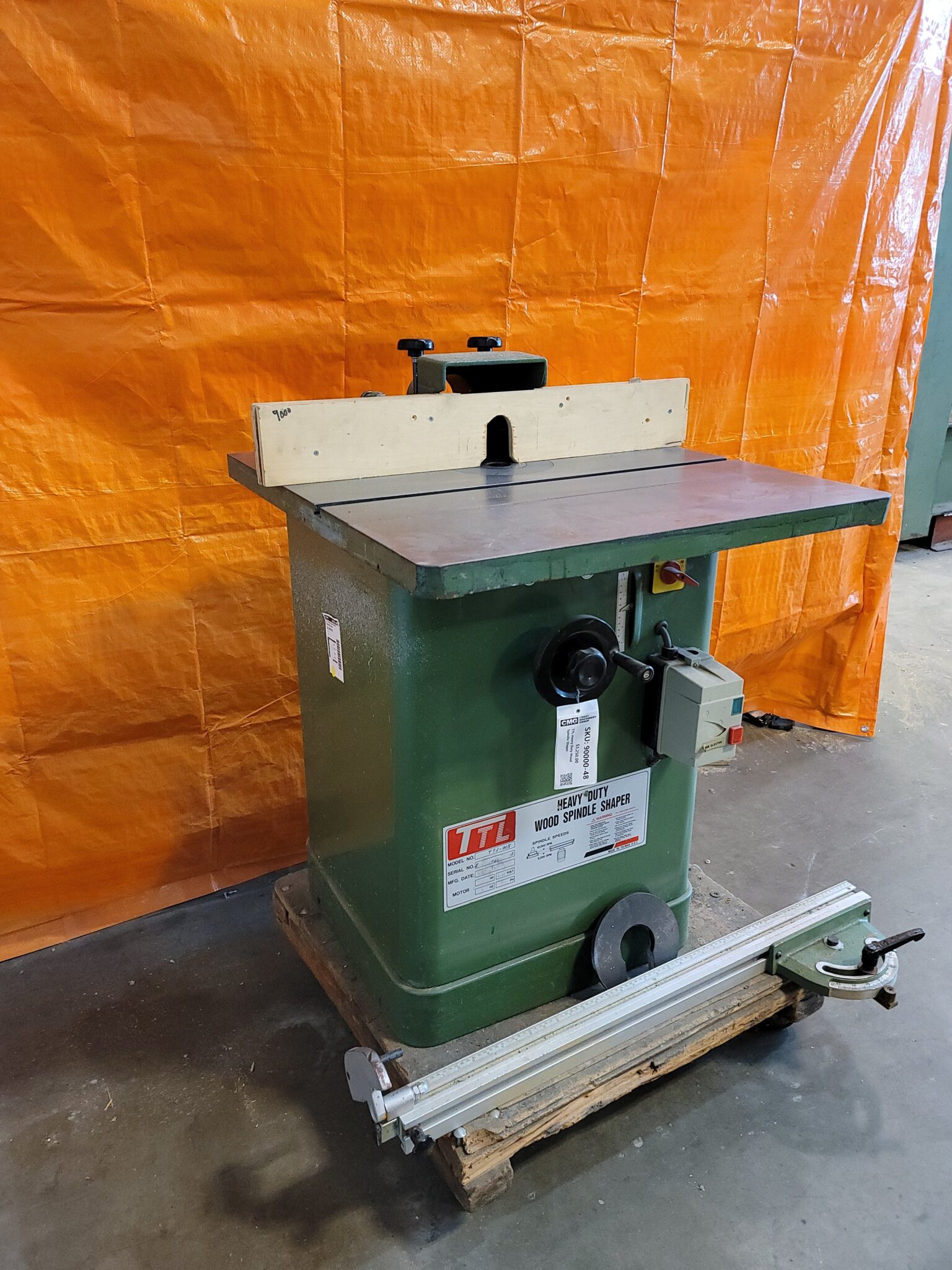 Used TTL Heavy Duty Wood Spindle Shaper – Coast Machinery Group